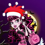 Draculaura Christmas Dress Up