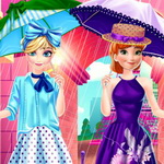 Elsa And Anna Paris Shopping