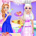 Frozen Sisters Afternoon Tea Cooking