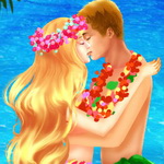 Hawaii Beach Kissing