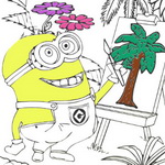 Minions Coloring Book II