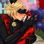 Miraculous Ladybug Kissing