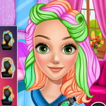 Rapunzel Dye Hair Design