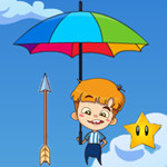 Umbrella Falling Guy